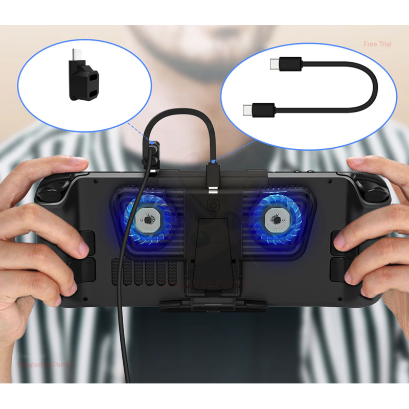 Охолоджувальна підставка з підсвіткою JYS для Steam Deck,Steam Deck Oled Охолоджувальна підставка з підсвіткою JYS для Steam Deck,Steam Deck Oled