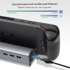 Док-станція 6 в 1 VKTECH HC86 для Steam Deck/Oled/MSI Claw Lenovo Legion Go LAN/HDMI/USB/Grey Док-станція 6 в 1 VKTECH HC86 для Steam Deck/Oled/MSI Claw Lenovo Legion Go LAN/HDMI/USB/Grey