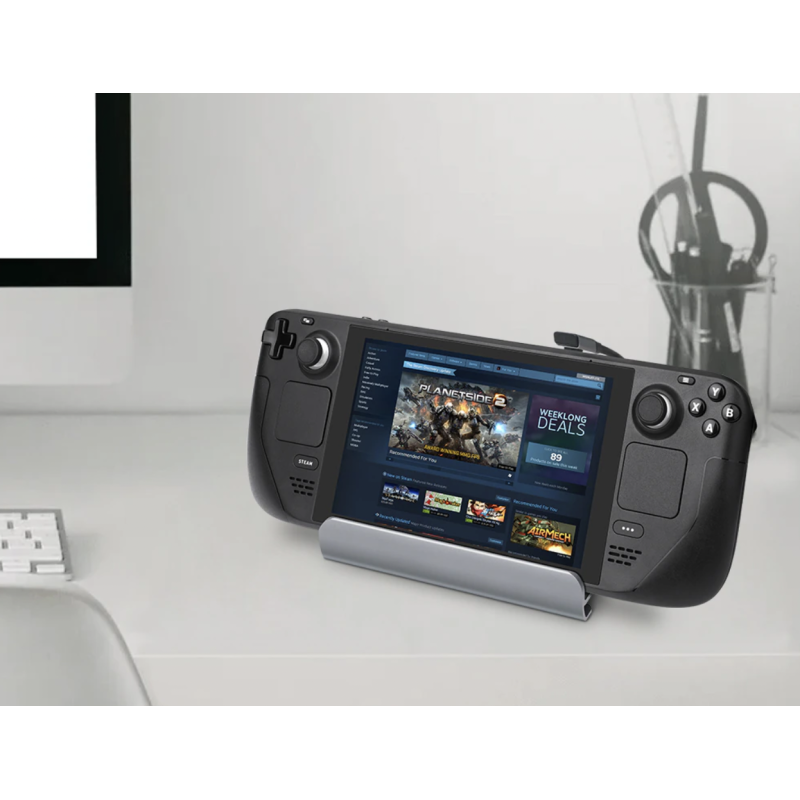 Док-станція 6 в 1 VKTECH HC86 для Steam Deck/Oled/MSI Claw Lenovo Legion Go LAN/HDMI/USB/Grey Док-станція 6 в 1 VKTECH HC86 для Steam Deck/Oled/MSI Claw Lenovo Legion Go LAN/HDMI/USB/Grey