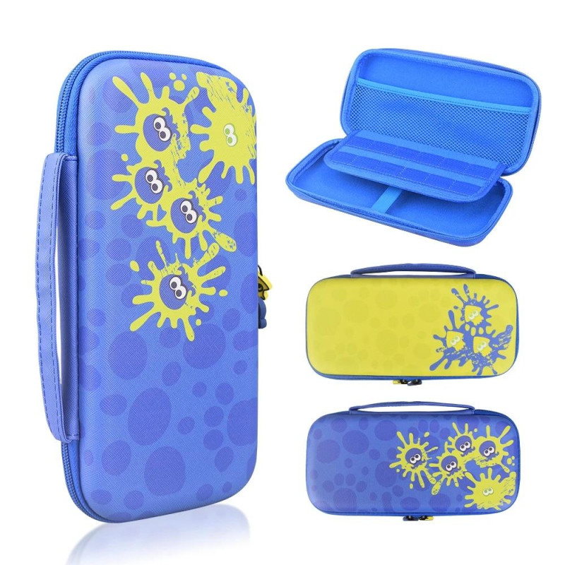 Захисний Delux кейс Splatoon 3 для Nintendo Switch / OLED / Yellow-Blue Захисний Delux кейс Splatoon 3 для Nintendo Switch / OLED / Yellow-Blue