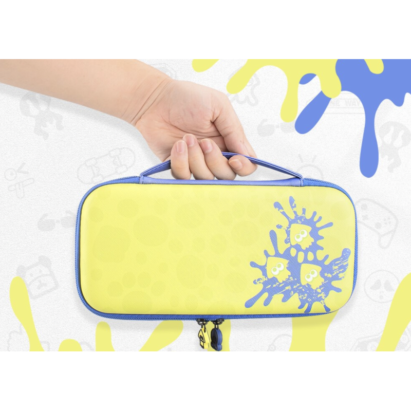 Захисний Delux кейс Splatoon 3 для Nintendo Switch / OLED / Yellow-Blue Захисний Delux кейс Splatoon 3 для Nintendo Switch / OLED / Yellow-Blue