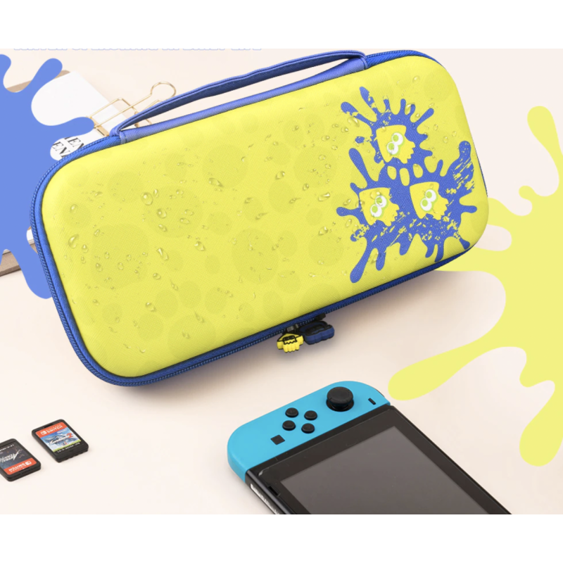 Захисний Delux кейс Splatoon 3 для Nintendo Switch / OLED / Yellow-Blue Захисний Delux кейс Splatoon 3 для Nintendo Switch / OLED / Yellow-Blue