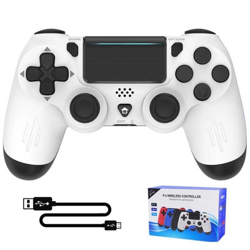Бездротовий геймпад DATA FROG для PS4 / Slim / Pro / Windows / Apple / Android / Steam / Чорний Бездротовий геймпад DATA FROG для PS4 / Slim / Pro / Windows / Apple / Android / Steam / Чорний
