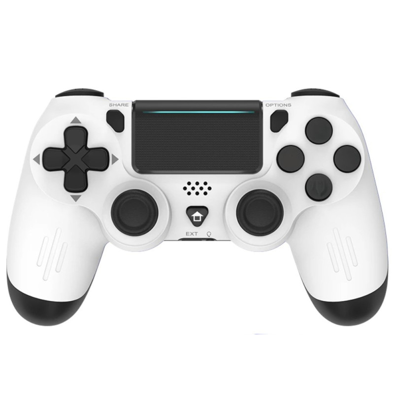 Бездротовий геймпад DATA FROG для PS4 / Slim / Pro / Windows / Apple / Android / Steam / Білий Бездротовий геймпад DATA FROG для PS4 / Slim / Pro / Windows / Apple / Android / Steam / Білий