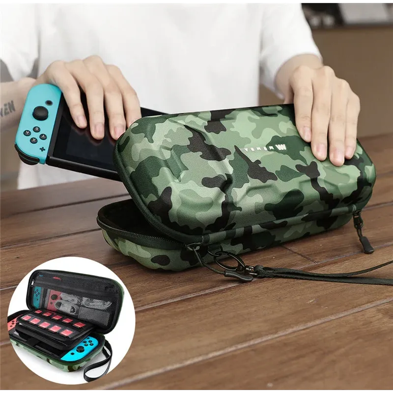Захисний тканинний чохол кейс Mumba для Nintendo Switch / OLED / Камуфляж Захисний тканинний чохол кейс Mumba для Nintendo Switch / OLED / Камуфляж