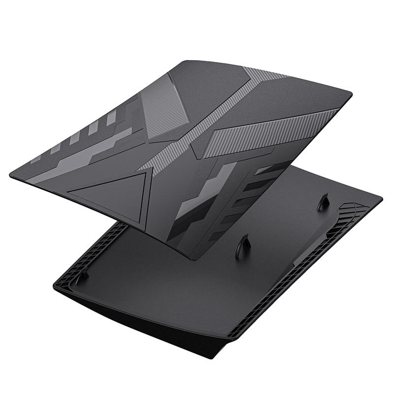 Захисний Deluxe чохол кришка HEYSTOP для Sony PlayStation 5 Disc Edition PS5/Black Захисний Deluxe чохол кришка HEYSTOP для Sony PlayStation 5 Disc Edition PS5/Black