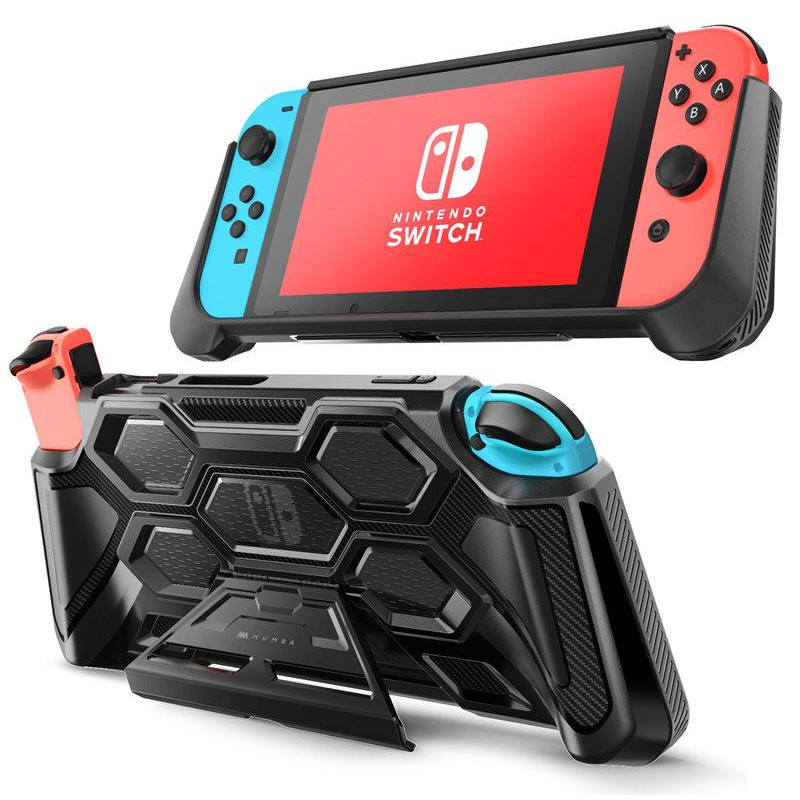 Захисний чохол бампер з підставкою Mumba Blade для Nintendo Switch / Black Захисний чохол бампер з підставкою Mumba Blade для Nintendo Switch / Black