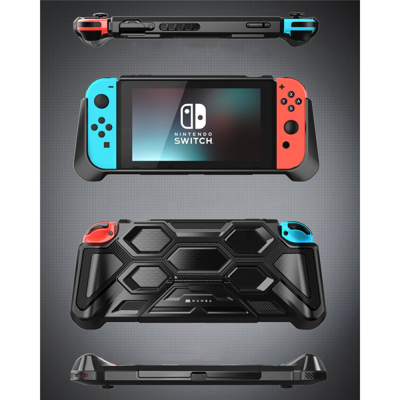 Захисний чохол бампер з підставкою Mumba Blade для Nintendo Switch / Black Захисний чохол бампер з підставкою Mumba Blade для Nintendo Switch / Black