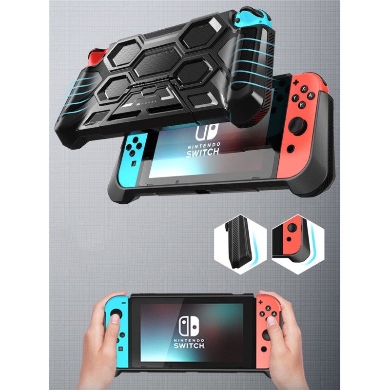 Захисний чохол бампер з підставкою Mumba Blade для Nintendo Switch / Black Захисний чохол бампер з підставкою Mumba Blade для Nintendo Switch / Black