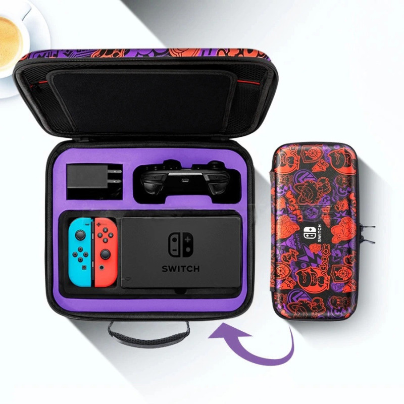 Захисний Travel комплект Pokemon Scarlet and Violet для NIntendo Switch / OLED сумка + чохол + накладки Захисний Travel комплект Pokemon Scarlet and Violet для NIntendo Switch / OLED сумка + чохол + накладки