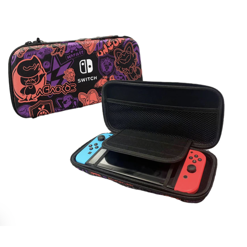 Захисний Travel комплект Pokemon Scarlet and Violet для NIntendo Switch / OLED сумка + чохол + накладки Захисний Travel комплект Pokemon Scarlet and Violet для NIntendo Switch / OLED сумка + чохол + накладки