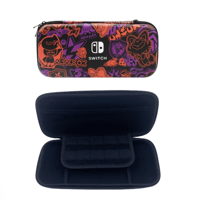 Захисний Travel комплект Pokemon Scarlet and Violet для NIntendo Switch / OLED сумка + чохол + накладки Захисний Travel комплект Pokemon Scarlet and Violet для NIntendo Switch / OLED сумка + чохол + накладки