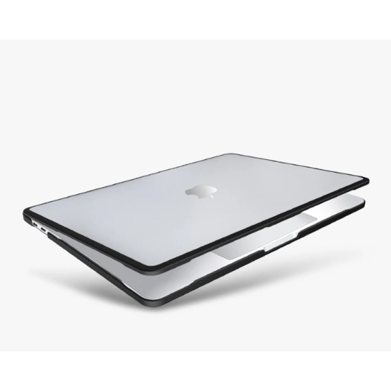 Захисний чохол EGYAL з TPU для Macbook Air M1 2020 A2337 A2179 + плівка + Накладка на клавіатуру / Black Захисний чохол EGYAL з TPU для Macbook Air M1 2020 A2337 A2179 + плівка + Накладка на клавіатуру / Black