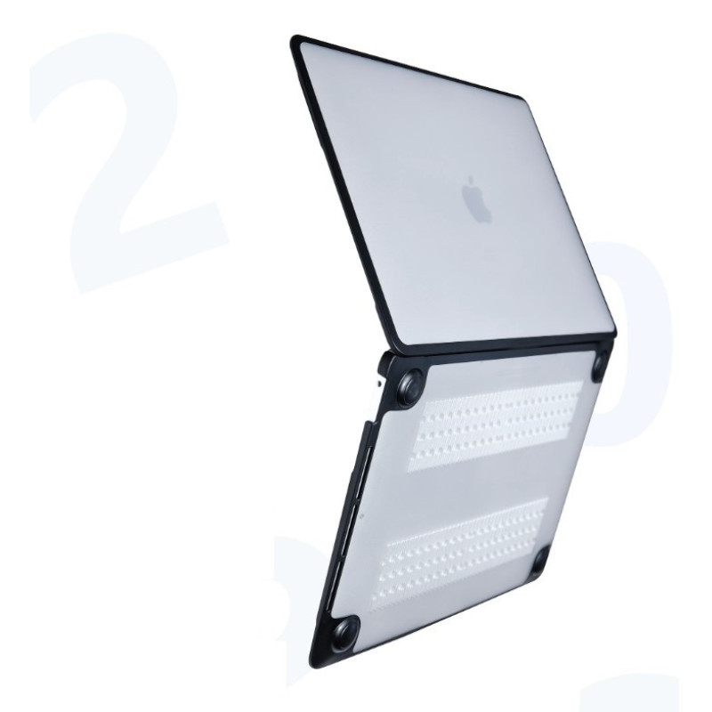 Захисний чохол EGYAL з TPU для Macbook Air M1 2020 A2337 A2179 + плівка + Накладка на клавіатуру / Black Захисний чохол EGYAL з TPU для Macbook Air M1 2020 A2337 A2179 + плівка + Накладка на клавіатуру / Black
