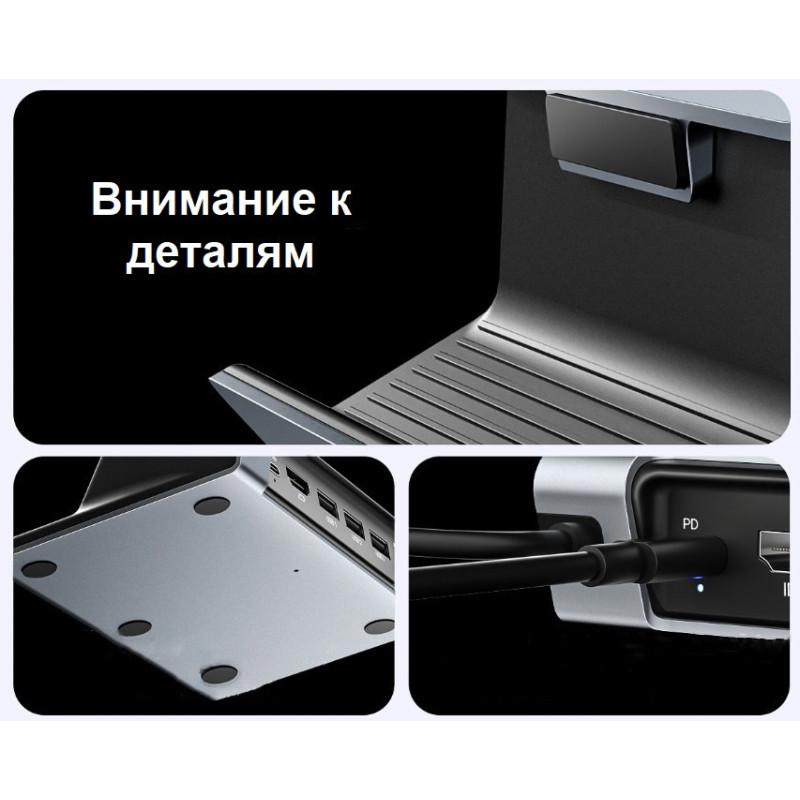 Док-станція 6 в 1 Lemorele для Steam Deck / Steam Deck Oled, HDMI 4K 30Hz / 100w / x3 USB 2.0 / LAN Док-станція 6 в 1 Lemorele для Steam Deck / Steam Deck Oled, HDMI 4K 30Hz / 100w / x3 USB 2.0 / LAN