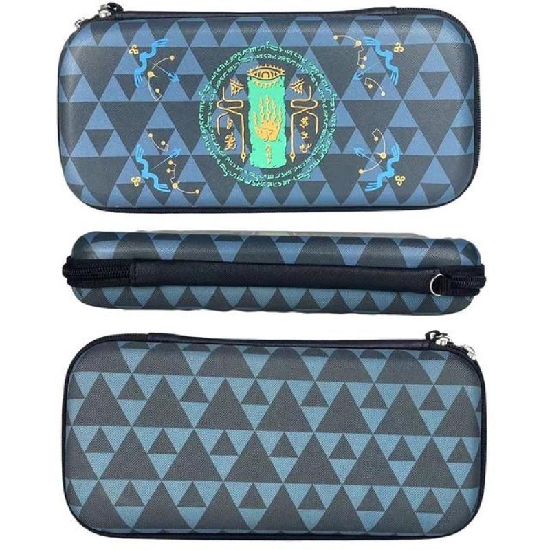 Захисний чохол сумка з малюнком Zelda Tears of The Kingdom для Nintendo Switch / OLED / Blue Zelda Захисний чохол сумка з малюнком Zelda Tears of The Kingdom для Nintendo Switch / OLED / Blue Zelda