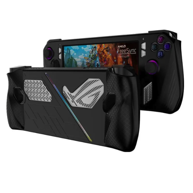 Захисний чохол бампер Rondaful для Asus ROG Ally / Є захисні скла/Black Захисний чохол бампер Rondaful для Asus ROG Ally / Є захисні скла/Black