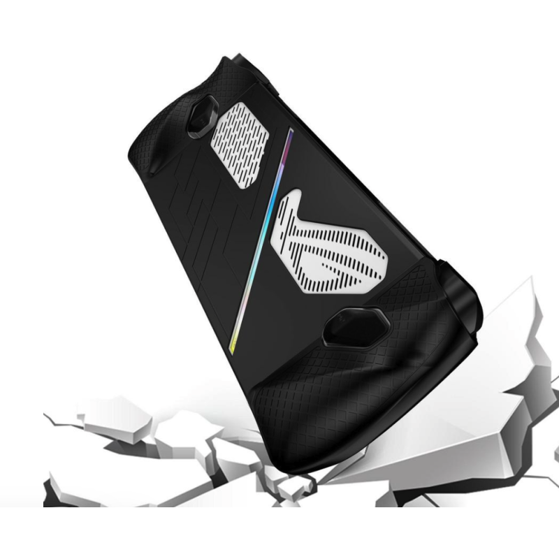 Захисний чохол бампер Rondaful для Asus ROG Ally / Є захисні скла/Black Захисний чохол бампер Rondaful для Asus ROG Ally / Є захисні скла/Black