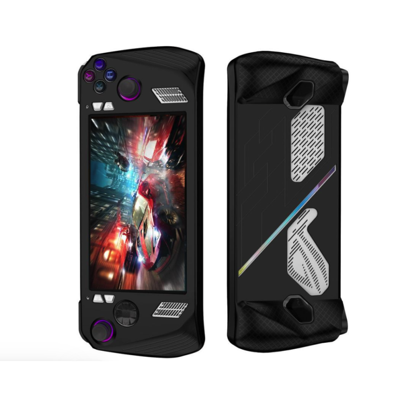 Захисний чохол бампер Rondaful для Asus ROG Ally / Є захисні скла/Black Захисний чохол бампер Rondaful для Asus ROG Ally / Є захисні скла/Black