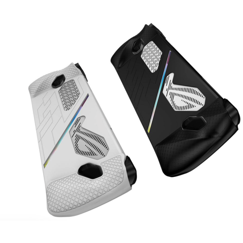 Захисний чохол бампер Rondaful для Asus ROG Ally / Extreme / Є захисне скло / White Захисний чохол бампер Rondaful для Asus ROG Ally / Extreme / Є захисне скло / White
