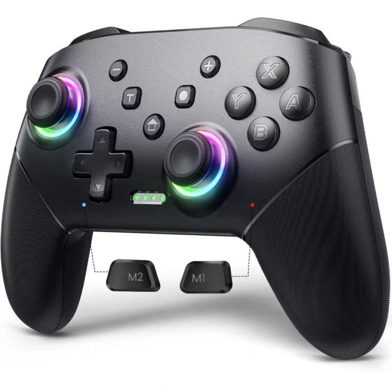 Бездротовий геймпад Data Frog з RGB-підсвіткою для Nintendo Switch / OLED / Lite / PC Бездротовий геймпад Data Frog з RGB-підсвіткою для Nintendo Switch / OLED / Lite / PC