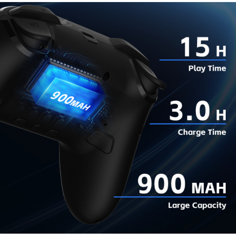 Бездротовий геймпад Data Frog з RGB-підсвіткою для Nintendo Switch / OLED / Lite / PC Бездротовий геймпад Data Frog з RGB-підсвіткою для Nintendo Switch / OLED / Lite / PC