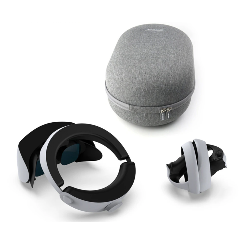 Захисна тканинна чохол сумка Dobe для Play Station VR1 VR 2 Oculus Quest 2 Grey Захисна тканинна чохол сумка Dobe для Play Station VR1 VR 2 Oculus Quest 2 Grey