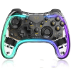 Прозорий бездротовий геймпад з RGB-підсвіткою для Nintendo Switch / Lite / OLED / Android / PC / IOS / White Прозорий бездротовий геймпад з RGB-підсвіткою для Nintendo Switch / Lite / OLED / Android / PC / IOS / White