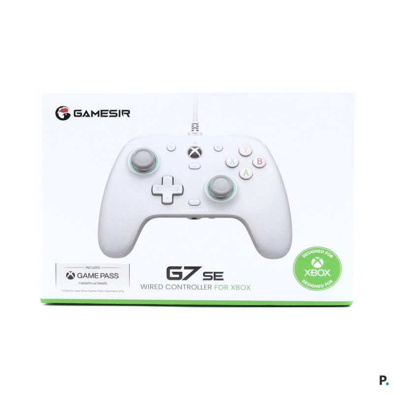 Дротовий геймпад GameSir G7 SE для Xbox Series X, S, One і Windows 10, 11 White + 1 міс GAME PASS Дротовий геймпад GameSir G7 SE для Xbox Series X, S, One і Windows 10, 11 White + 1 міс GAME PASS