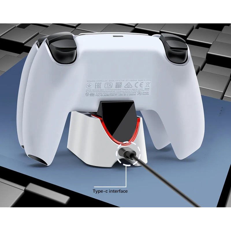 Зарядная станція VGBUS для геймпада Dual Sense Playstation 5 PS5 Зарядная станція VGBUS для геймпада Dual Sense Playstation 5 PS5