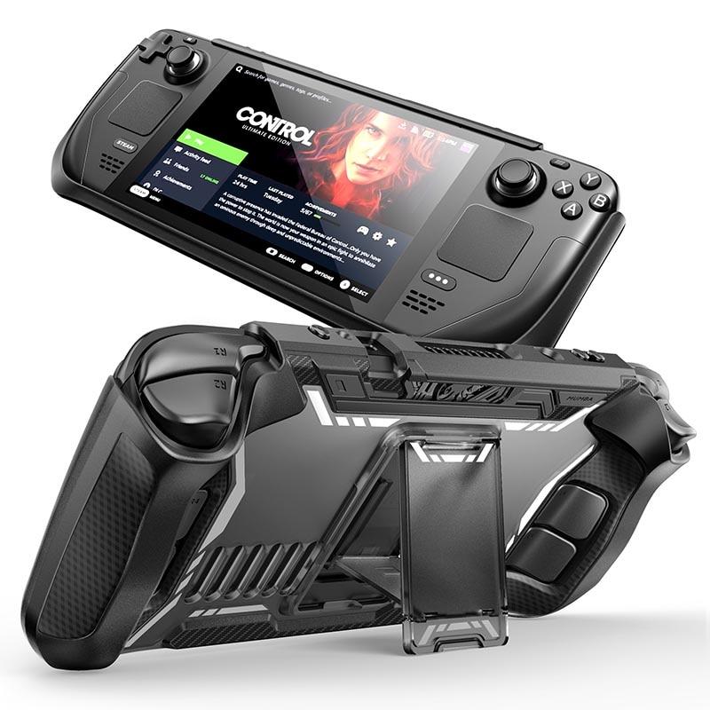 Чохол бампер MUMBA Blade для Steam Deck OLED з військовим стандартом захисту MIL-STD/Black Чохол бампер MUMBA Blade для Steam Deck OLED з військовим стандартом захисту MIL-STD/Black