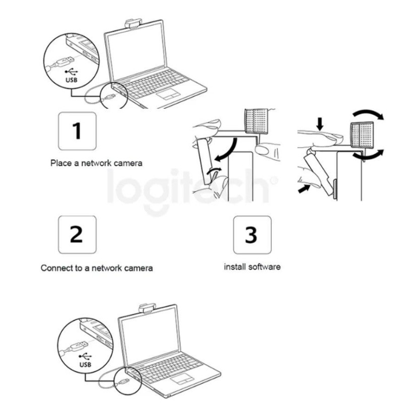 Вебкамера прищіпка Logitech C920E Full HD 1080p з мікрофоном Вебкамера прищіпка Logitech C920E Full HD 1080p з мікрофоном