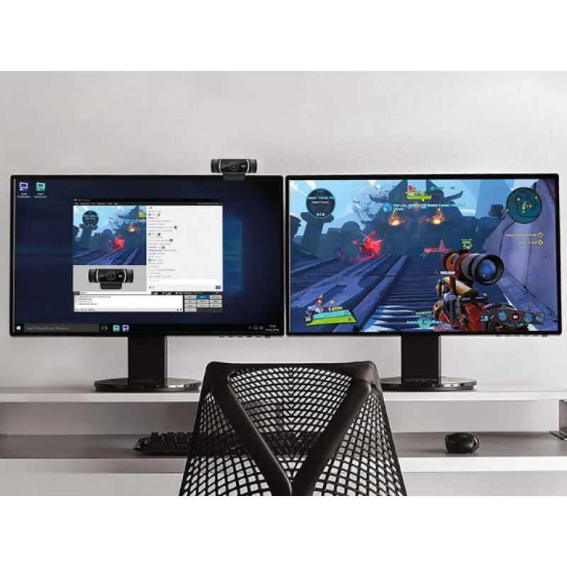 Вебкамера Logitech C922 Pro HD Stream Webcam 1080P прищіпка з автофокусом і вбудованим мікрофоном Вебкамера Logitech C922 Pro HD Stream Webcam 1080P прищіпка з автофокусом і вбудованим мікрофоном