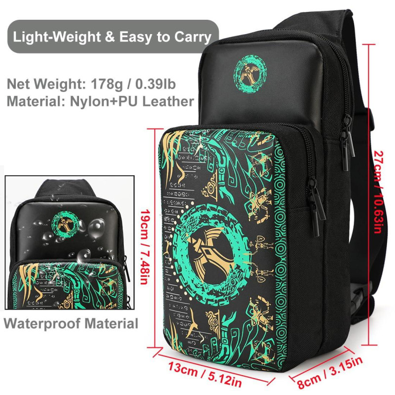 Портативна Travel сумка чохол для Nintendo Switch / OLED / Lite / Nintendo Switch 2, Zelda Tears of Kingdom Портативна Travel сумка чохол для Nintendo Switch / OLED / Lite / Nintendo Switch 2, Zelda Tears of Kingdom