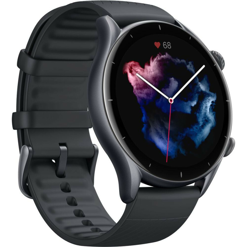 Смарт-годинник Amazfit GTR 3, 1,39" AMOLED дисплей, Bluetooth 5.0 водонепроникний 5 ATM, Thunder Black Смарт-годинник Amazfit GTR 3, 1,39" AMOLED дисплей, Bluetooth 5.0 водонепроникний 5 ATM, Thunder Black