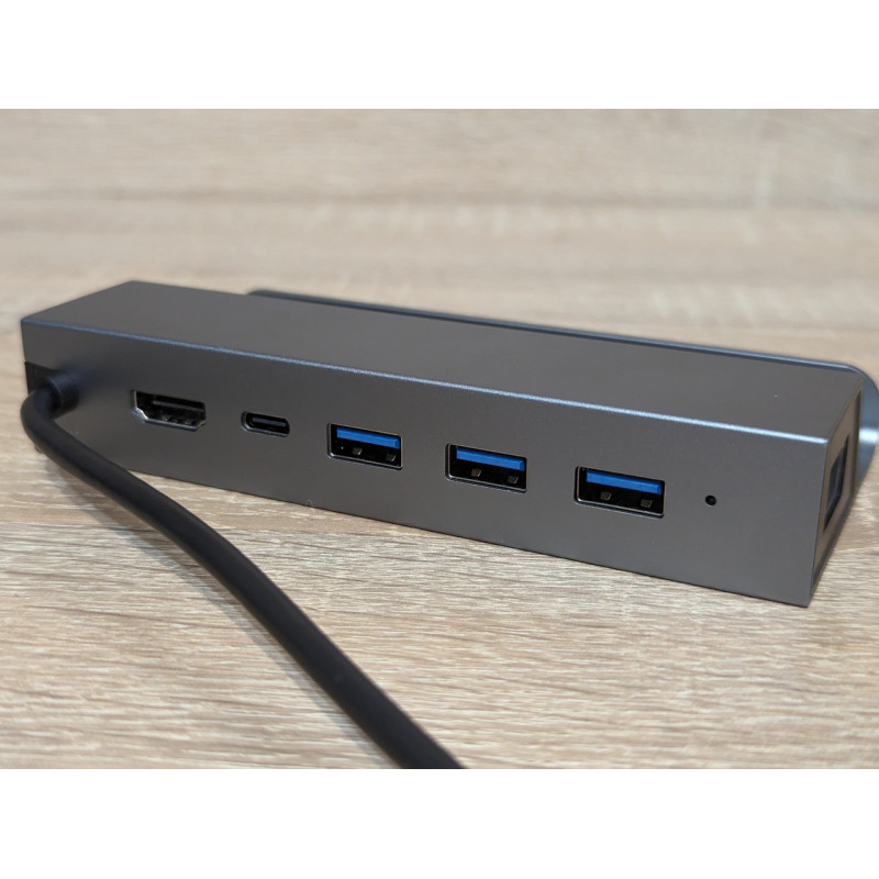 Металева док-станція 6 в 1 для Steam Deck / OLED, Asus Rog Ally, Extreme, X, RJ45, USB2.0, 4K HD Type C Металева док-станція 6 в 1 для Steam Deck / OLED, Asus Rog Ally, Extreme, X, RJ45, USB2.0, 4K HD Type C