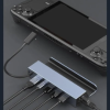 Металева док-станція 6 в 1 для Steam Deck / OLED, Asus Rog Ally, Extreme, X, RJ45, USB2.0, 4K HD Type C Металева док-станція 6 в 1 для Steam Deck / OLED, Asus Rog Ally, Extreme, X, RJ45, USB2.0, 4K HD Type C