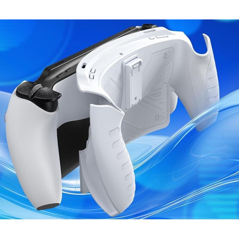 Захисний чохол HEYSTOP з підставкою TPU для ігрової консолі Sony PlayStation portal Білий Захисний чохол HEYSTOP з підставкою TPU для ігрової консолі Sony PlayStation portal Білий