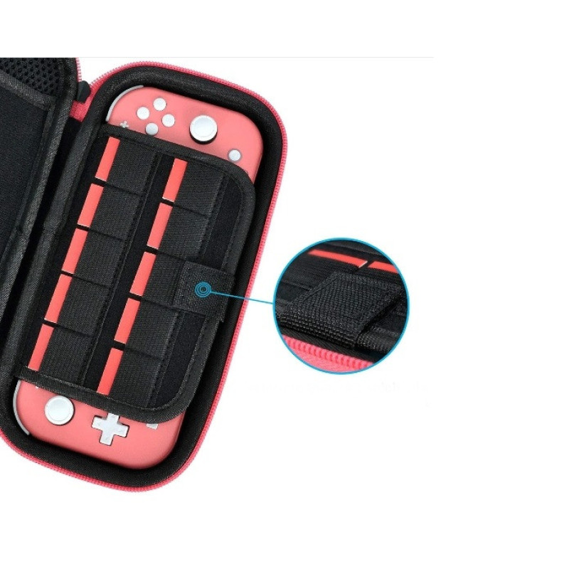 Місткий тканинний чохол сумка ALLOYSEED для перенесення ігрової консолі Nintendo Switch Lite, Розовий Місткий тканинний чохол сумка ALLOYSEED для перенесення ігрової консолі Nintendo Switch Lite, Розовий