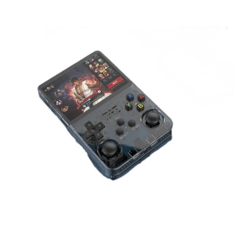 Портативна ігрова ретроприставка Data Frog R36S, HDMI 3.5'', 64 gb, 15000 ігор Sega NES MAME, чорна + плівка Портативна ігрова ретроприставка Data Frog R36S, HDMI 3.5'', 64 gb, 15000 ігор Sega NES MAME, чорна + плівка