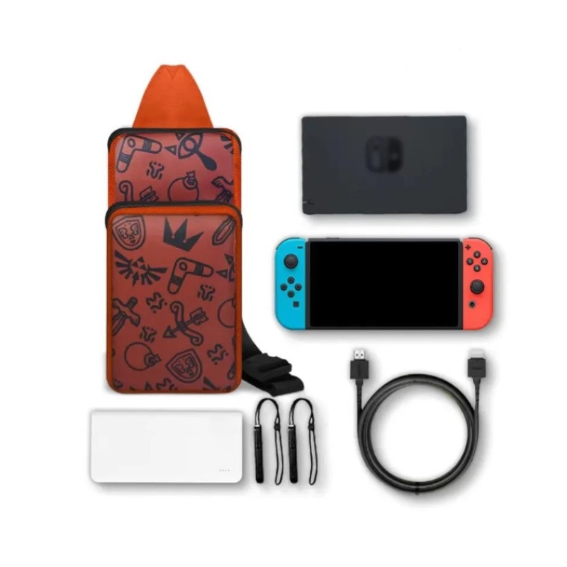 Портативна Travel сумка чохол для Nintendo Switch, Lite, Oled, Asus Rog Ally, Extreme, X, Zelda RED Портативна Travel сумка чохол для Nintendo Switch, Lite, Oled, Asus Rog Ally, Extreme, X, Zelda RED