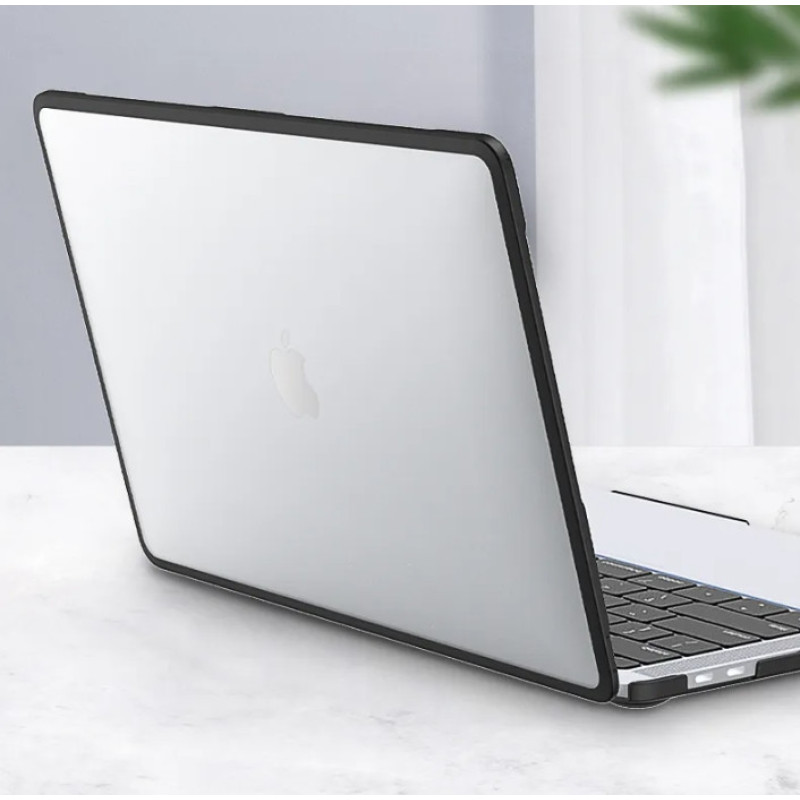 Захисний чохол EGYAL з TPU для MacBook Air M2 13.6 A2681 A3113, Black + Плівка + накладки на клавіатуру Захисний чохол EGYAL з TPU для MacBook Air M2 13.6 A2681 A3113, Black + Плівка + накладки на клавіатуру