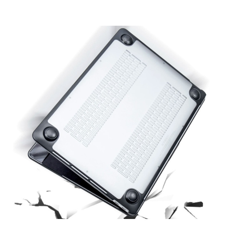 Захисний чохол EGYAL з TPU для MacBook Air M2 13.6 A2681 A3113, Black + Плівка + накладки на клавіатуру Захисний чохол EGYAL з TPU для MacBook Air M2 13.6 A2681 A3113, Black + Плівка + накладки на клавіатуру