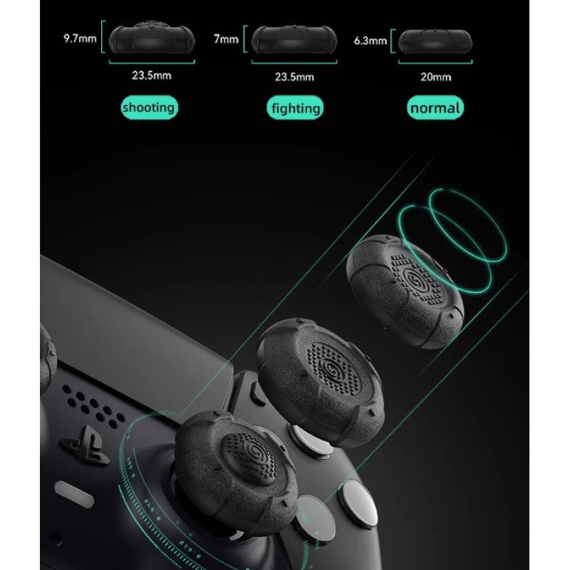 Силіконові накладки GeekShare для DualSense, PlayStation 5, PS5, PS4, Xbox, NS Pro Controller Силіконові накладки GeekShare для DualSense, PlayStation 5, PS5, PS4, Xbox, NS Pro Controller