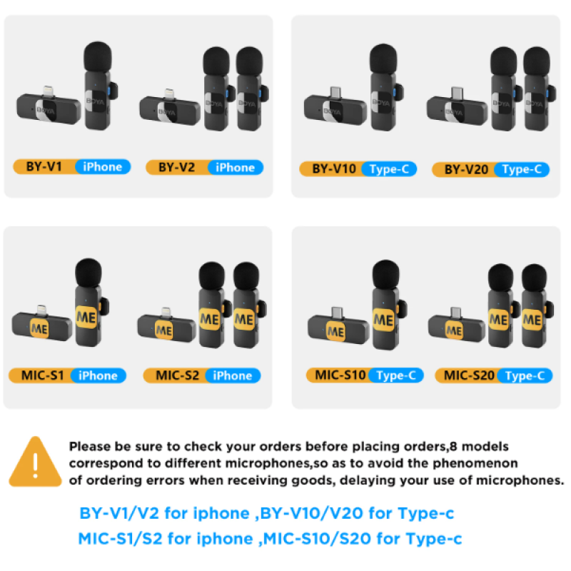 Міні-мікрофон Boya BY-V10 професійний бездротовий петличний з USB Type-C для Android, IPad, IPhone Міні-мікрофон Boya BY-V10 професійний бездротовий петличний з USB Type-C для Android, IPad, IPhone