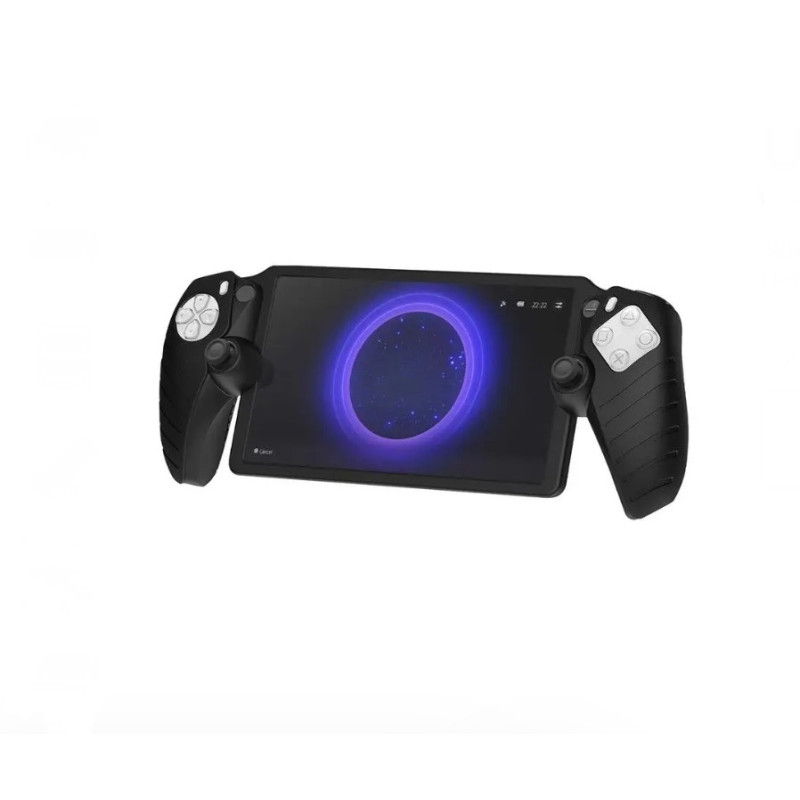 Захисний силіконовий чохол бампер Rondaful для ігрової консолі PlayStation Portal PS Portal Чорний Захисний силіконовий чохол бампер Rondaful для ігрової консолі PlayStation Portal PS Portal Чорний