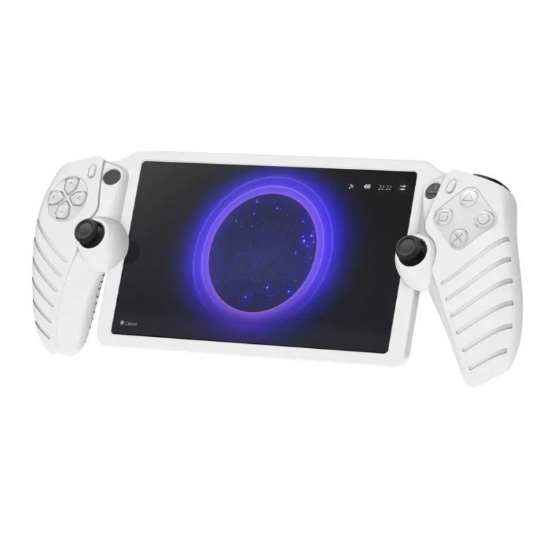 Захисний силіконовий чохол бампер для ігрової консолі PlayStation Portal PS Portal Білий Захисний силіконовий чохол бампер для ігрової консолі PlayStation Portal PS Portal Білий
