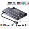 Зарядна док-станція 7 в 1 Sata Nvme з портом SSD M.2 HDMI 2.0 4k 60 гц для Steam Deck Сірий Зарядна док-станція 7 в 1 Sata Nvme з портом SSD M.2 HDMI 2.0 4k 60 гц для Steam Deck Сірий