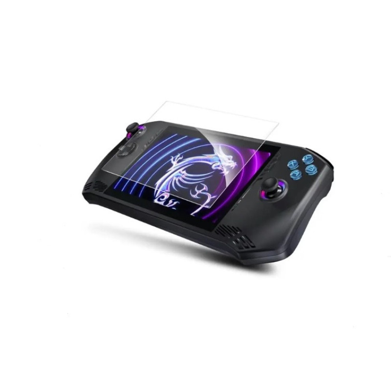 Загартоване захисне скло BOX 1 шт. для портативної консолі MSI Claw Загартоване захисне скло BOX 1 шт. для портативної консолі MSI Claw