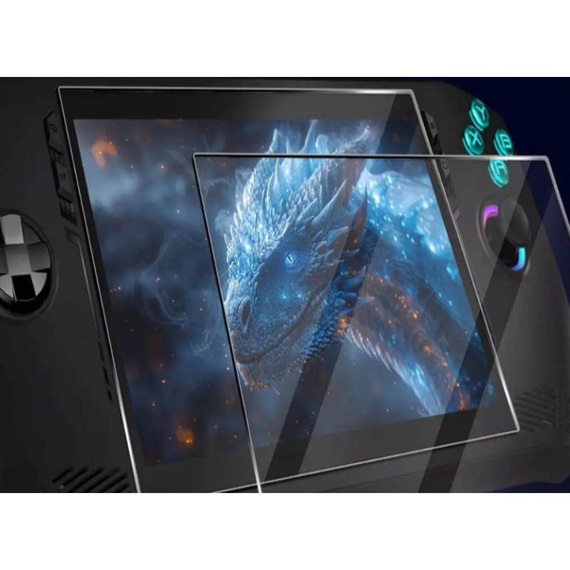 Загартоване захисне скло BOX 1 шт. для портативної консолі MSI Claw Загартоване захисне скло BOX 1 шт. для портативної консолі MSI Claw